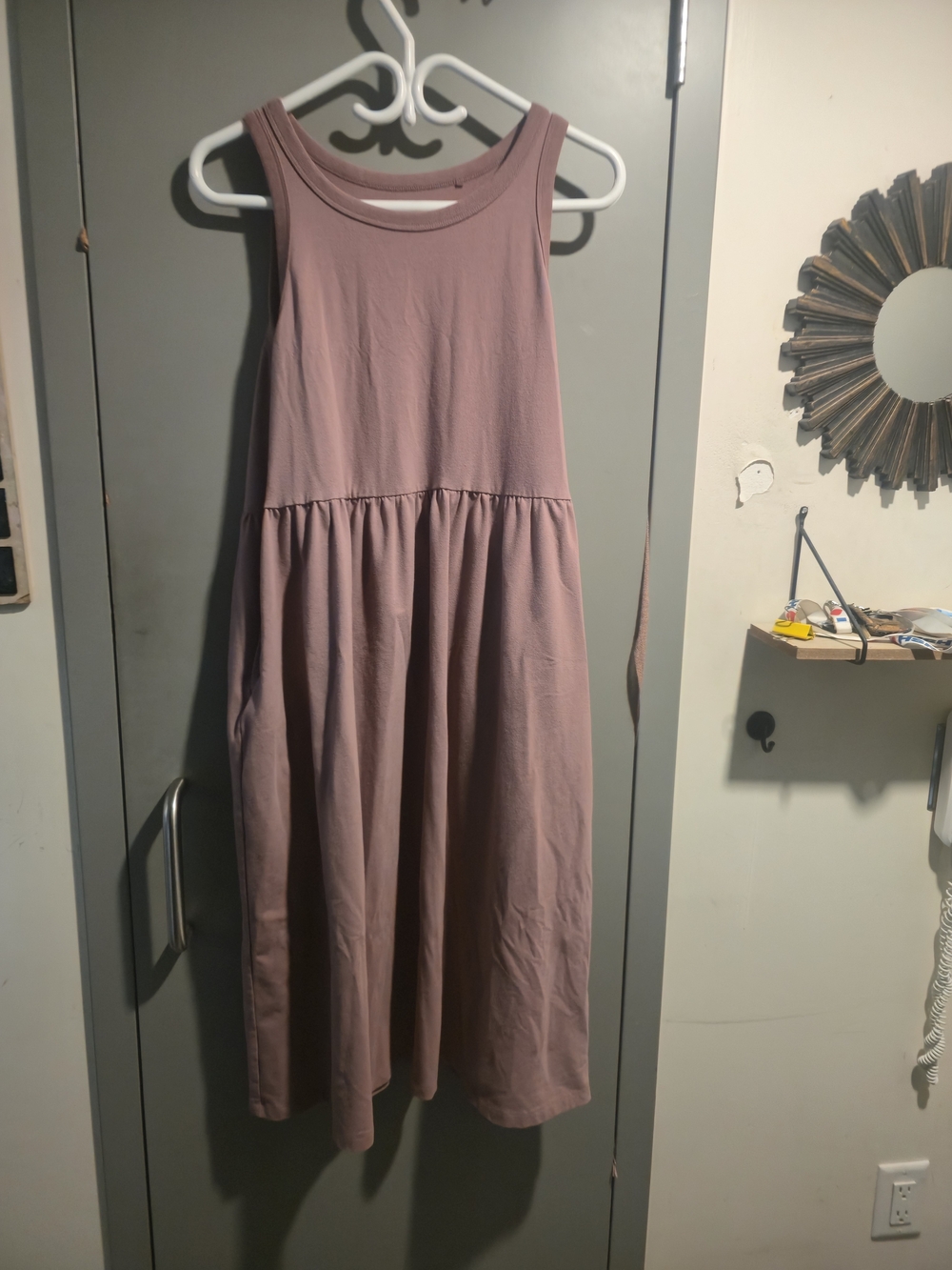 Buffalo David Bitton Soft Mauve Sleeveless  Dress XL